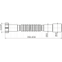 Гофра Alcaplast A750 5/4"×32/40