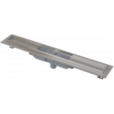 Душевой лоток Alcaplast APZ1101-850 для решетки 850мм, низкий, стальной, вертикальный