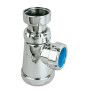 Сифон для раковины Jimten S-182 004098 выход на 40 мм, без выпуска, хром