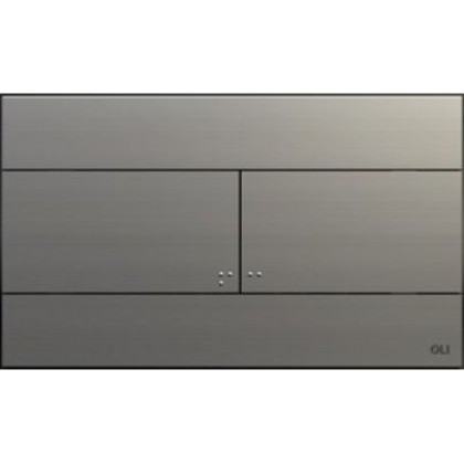 Кнопка смыва OLI SLIM INOX 057141, матовая — 057141