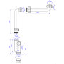 Сифон трубный McAlpine MRCAT32-HC плоский 1 1/4''х32мм