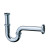 Сифон для раковины Hansgrohe 53002000, хром, трубчатый