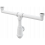 Сифон для двойной мойки Alcaplast A448-DN50/40
