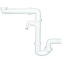 Сифон для мойки HL126/50 DN50 плоский, трубный, с отводом