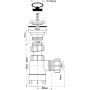 Сифон для раковины McAlpine MRW2L 1 1/4'x32мм