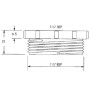 Переходник 1 1/4 ВР - 1 1/2 НР Mcalpine HC55