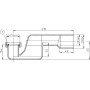 Сифон для ванны HL500N-6/4