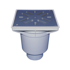 Трап уличный HL606L/1 Perfekt DN110 вертикальный, с морозоустойчивым запахозапирающим затвором