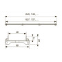 Лоток для плитки TECEdrainline plate II прямой 1500 хром TECE 601570