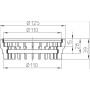 HL180 Дренажное кольцо d 110мм