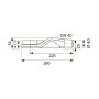 Сифон для лотка TECEdrainline низкий DN 40 боковой слив TECE 650004