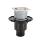 HL310N-3127 Трап душевой HL DN50/75/110 вертикальный с запахозапирающим устройством, 121х121мм Клик-клак /115х115мм