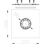 HL83.H Уплотнительный комплект с битумным полотном d 400мм.