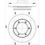 HL83.P Уплотнительный комплект с фланцем из ПВХ d 287 мм