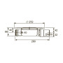 Сифон трапа TECEdrainpoint S DN 50, низкий, с универсальным фланцем Seal System TECE 3601400