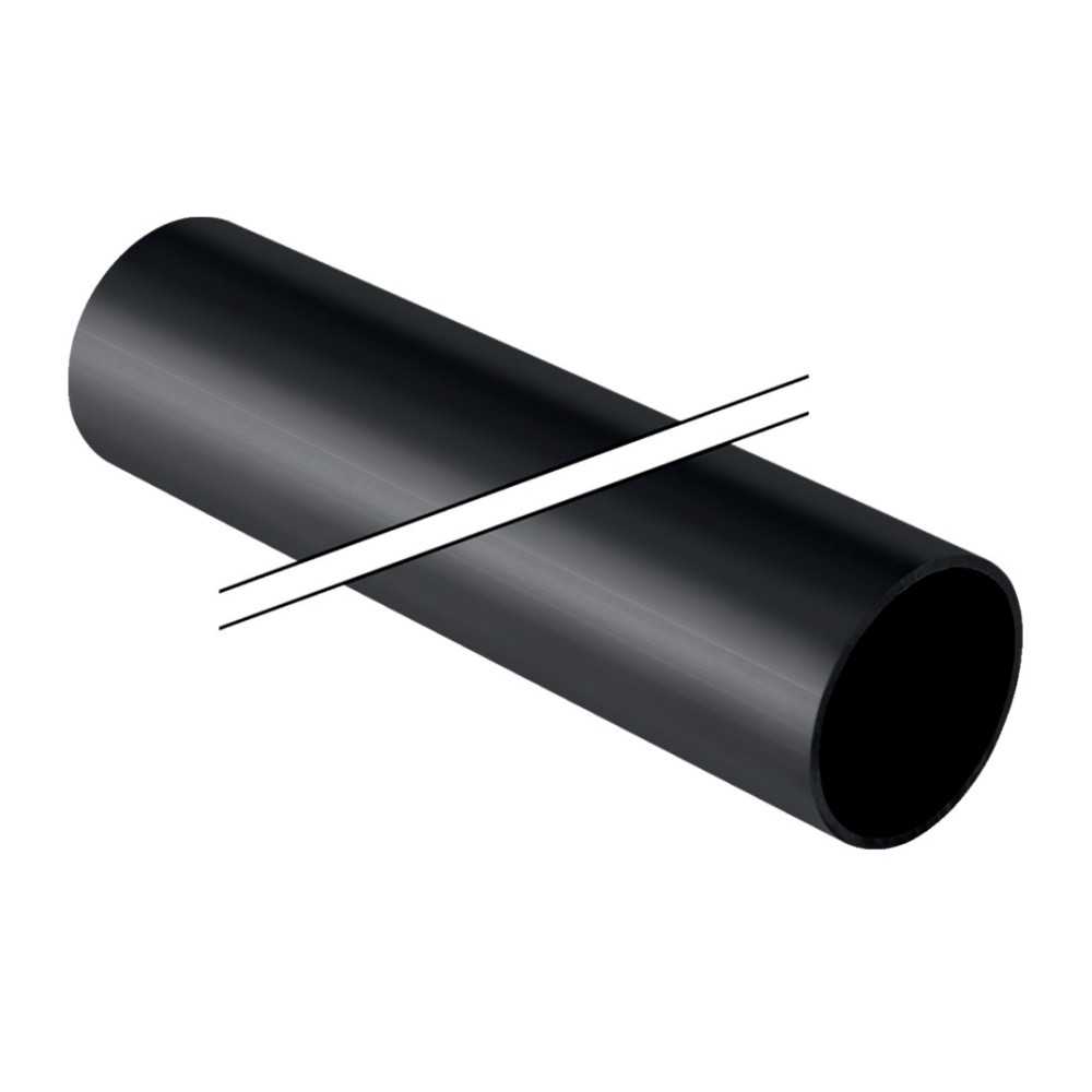 Труба канализационная Geberit PE диаметр 56мм / длина 5м ПНД черная