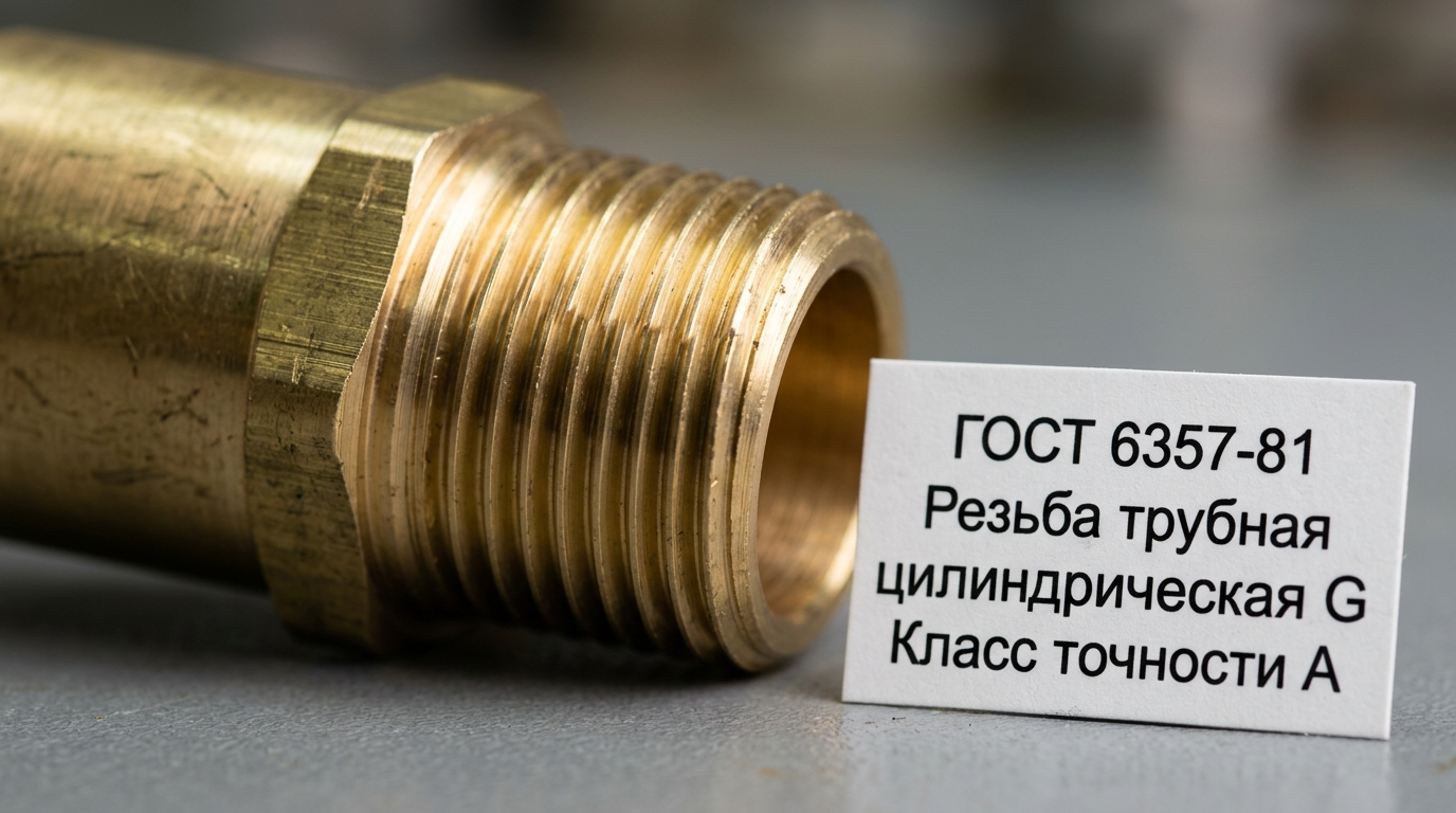 Пример маркировки и проверки резьбового соединения по ГОСТ